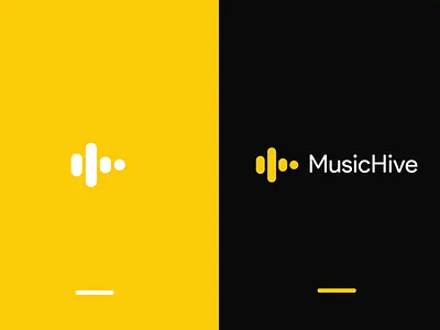 Logo MusicHive Project branding design graphic design logo mahdi rabiee mohammad mahdi rabiee ui vector