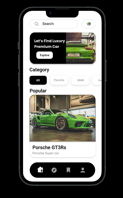 Rental Super Car App design figma graphic design illustration ui uxdesign