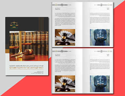 Company Profile (New Edition) branding company profile corporate design designfest graphic design illustration ksa law firm profile riyadh