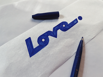 Love art branding brushlettering calligraphy flow fun handmade handtype lettering logolearn logomaker love minimal modern process script sketch type typography unique