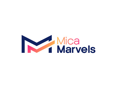 Mica Marvels Logo creative logo m logo m monogram mica logo minimalist logo