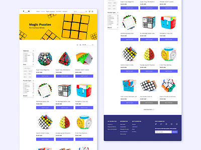 Day 012 - E-commerce 2d dailyui ecommerce productlisting puzzle speedcube ui web webdesign