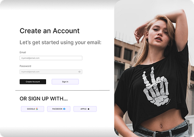 Sign Up Page app branding design figma graphic design illustration typography ui uidaily ux