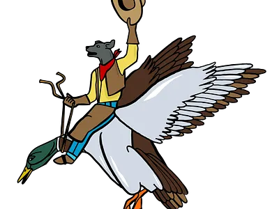 Black Lab, Mallard Bronco black lab bronco dog dog training duck hunting illustration mallard rodeo t shirt water fowl