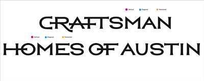 Craftsman Homes Typography branding graphic design lettering logo logo type typography