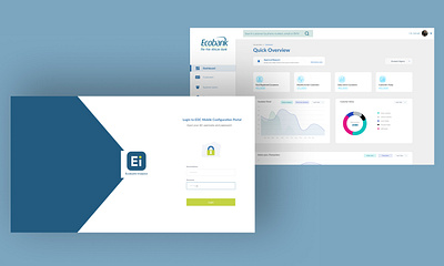 EDC Admin Portal for Ecobank Software Design Center (eProcess) branding design ui ux
