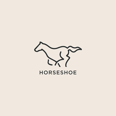 Minimalist Horse Logo Design animal logo brand identity branding design horse logo illustrator logo logo design logo maker logotype minimal minimalist
