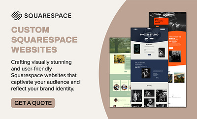 Squarespace website Design website maintenance