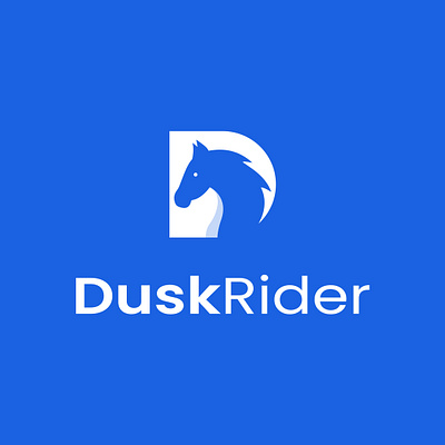 Dusk Rider - Logo Design abstract logo best logo branding creative creative logo design dusk duskrider logo gradient gradient logo horse illustration logo logobrand logoprocess modern negetive space logo rider unique