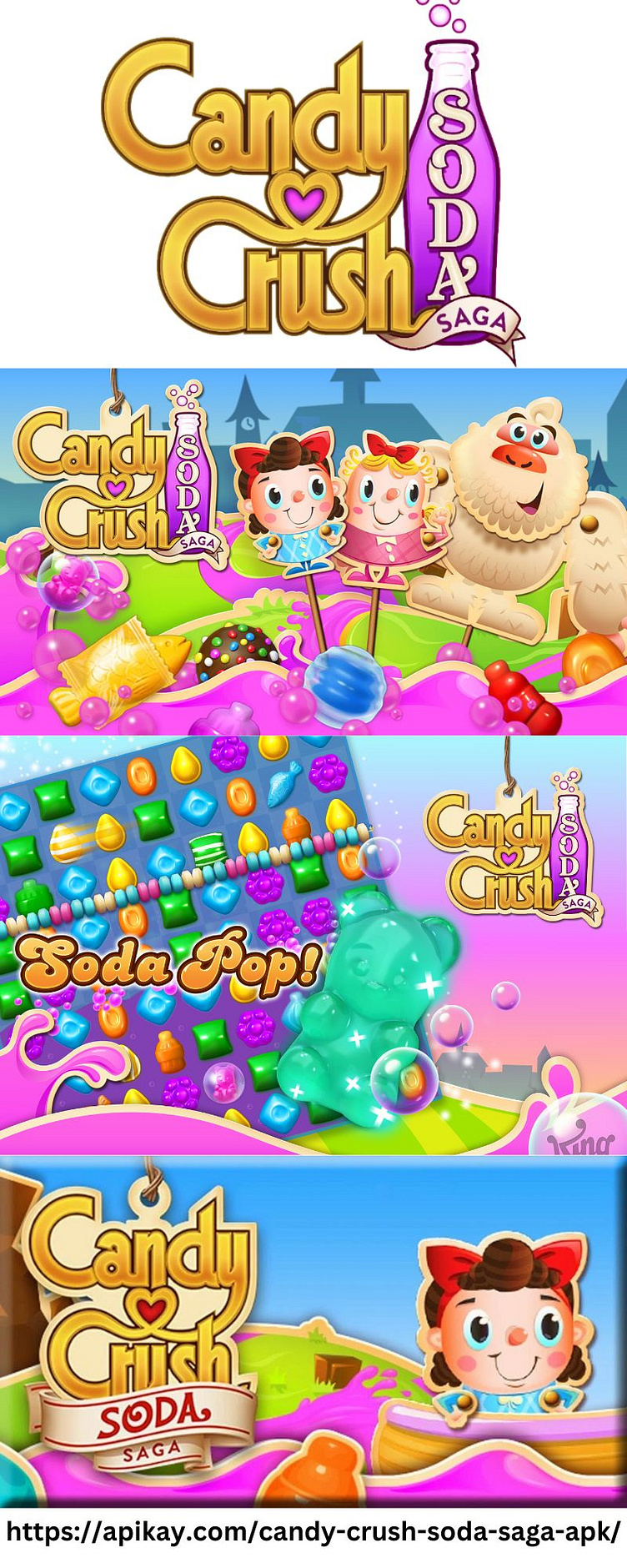 Candy Crush Soda Saga by Hannah Johnson on Dribbble