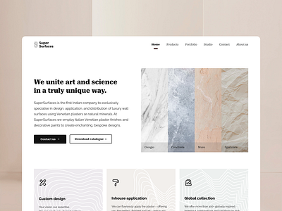 Super Surfaces - Website Design concept design figma super surfaces surfaces ui ui design user interface web design website