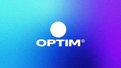 OPTIM® - Visual Identity Design branding design figma gradient grain graphic design hosting identity design illustration logo typography ui ux vector web layout webdesign