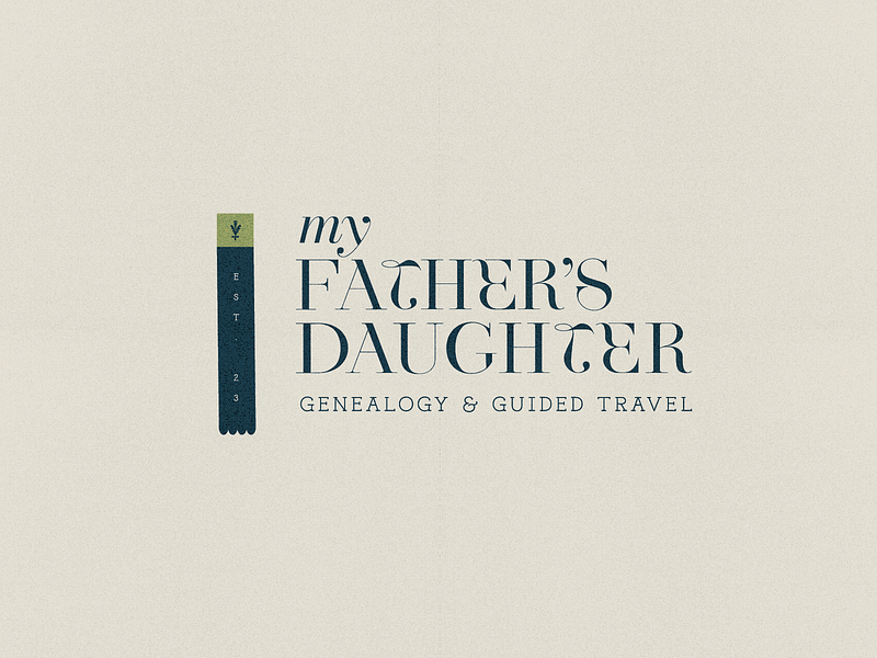 My Father's Daughter brand design branding branding agency graphic design illustration logo typography