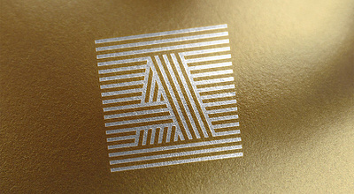 Mr. Antonio Logo a letter letterform logo mark monogram strippes typograpic