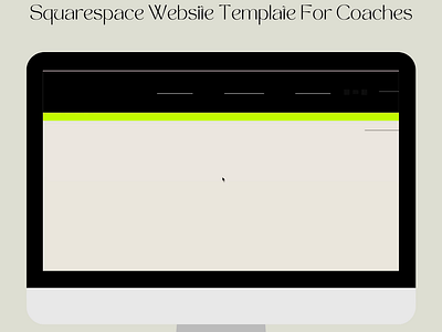 Website Template for Coaches coach coaches editable template graphic design template websat for coaches website template