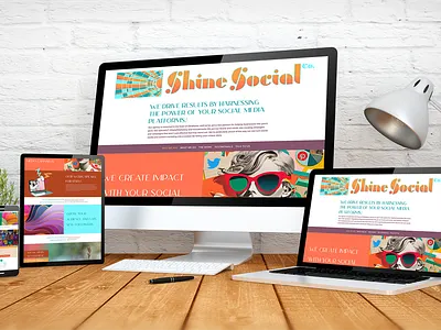 Social media company website design, strategy and branding brand strategy branding logo website design