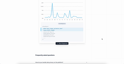 Interaction elements for new teaser page analytics animation data visualization framer motion interaction tailwindcss