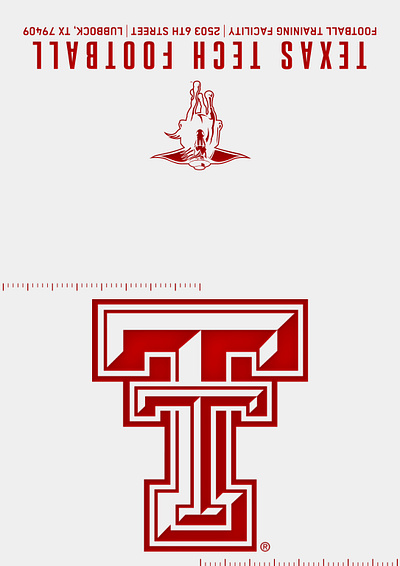 Texas Tech Cards Football Recruiting branding design graphic design illustration logo print design sports design vector visual design