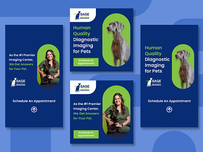Sage Veterinary Imaging Meta Ads ad adobe branding cta design facebook graphic design instagram instagram story logo meta veterinarian veterinary vets