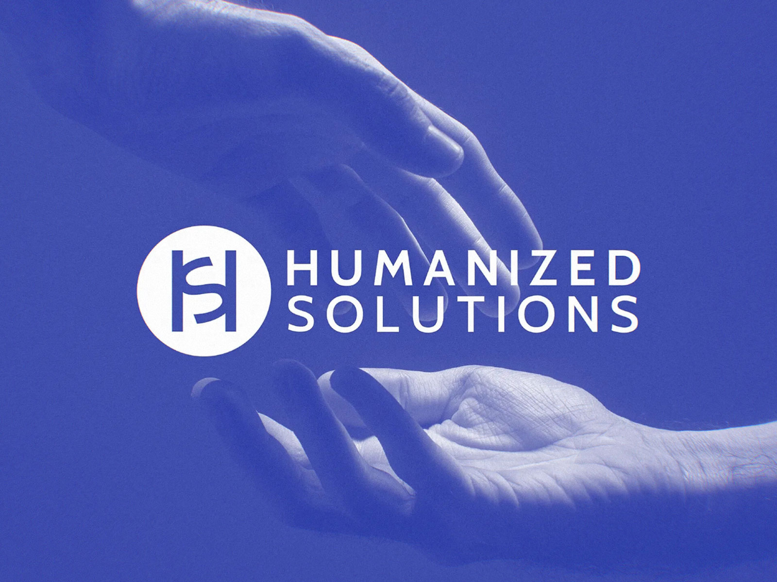 Humanized Solutions — Logo & Brand Concept brand brand concept brand design branding branding for consultants empathy in design graphic design healthcare branding healthtech humanized design logo logo design logomark logotype minimal logo monogram patient centered presentation design typography visual identity