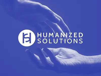 Humanized Solutions — Logo & Brand Concept brand brand concept brand design branding branding for consultants empathy in design graphic design healthcare branding healthtech humanized design logo logo design logomark logotype minimal logo monogram patient centered presentation design typography visual identity