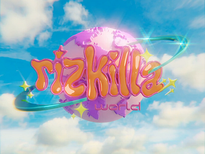 Rizkilla World 3D Animation 3d 3d animation blender blender render blender3d y2k aesthetic