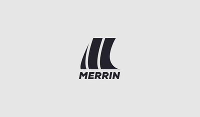 MERRIN brand mark creative mark letter mark logo m letter logo m letter mark minimal design minimal logo