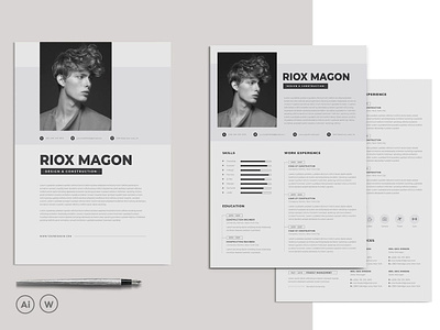 Resume Template clean resume cover letter creative resume curriculum vitae cv cv design cv template free cv free cv template free resume free resume template modern cv modern resume professional resume resume resume design resume template resume templates ui