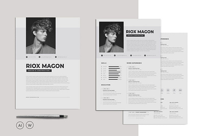 Resume Template clean resume cover letter creative resume curriculum vitae cv cv design cv template free cv free cv template free resume free resume template modern cv modern resume professional resume resume resume design resume template resume templates ui