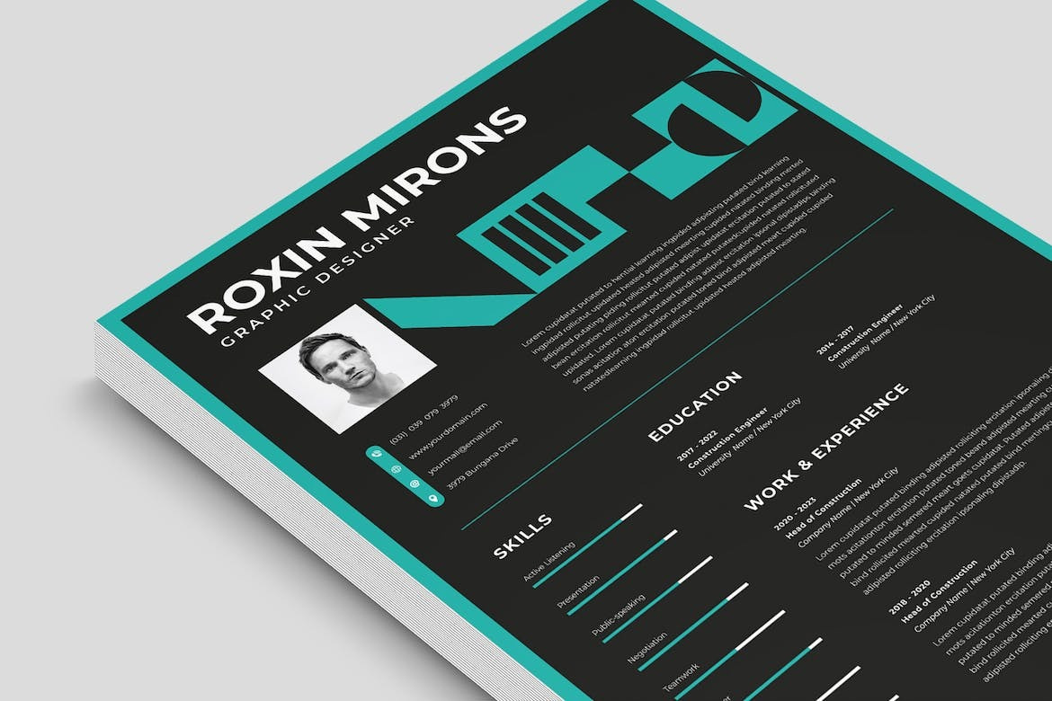 Resume Template branding clean resume cover letter creative resume curriculum vitae cv cv design cv template free cv free cv template free resume free resume template modern cv modern resume professional resume resume resume design resume template resume templates ui