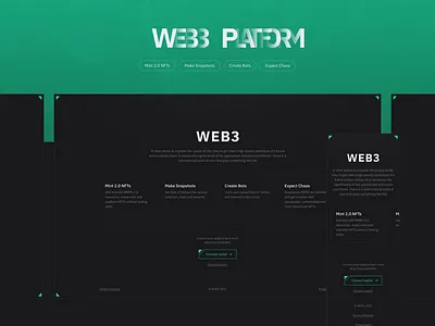 Web3 NFT Platform bitcoin blockchain branding crypto crypto design ethereum game interface landing logo mint nft ui ux web design web3 web3.0 website