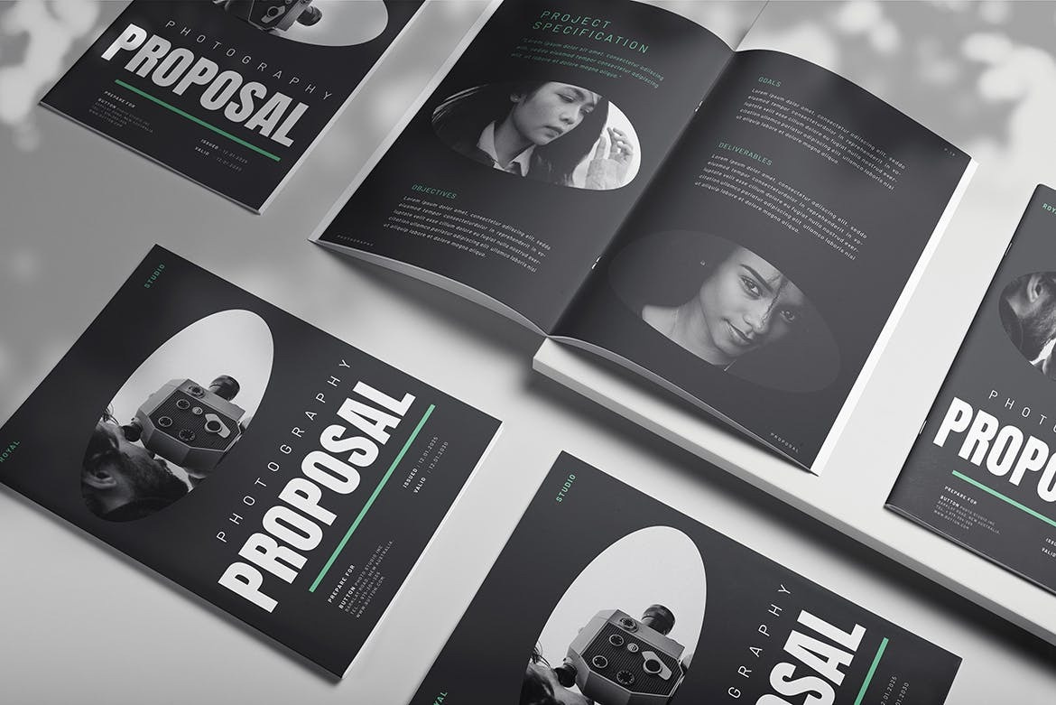 Photography Proposal Template a4 annual annual report annual report brochure annualreport bifold brochure booklet brochure business brochure business proposal catalog catalogue company profile flyer indesign lookbook pitch pitch deck proposal trifold