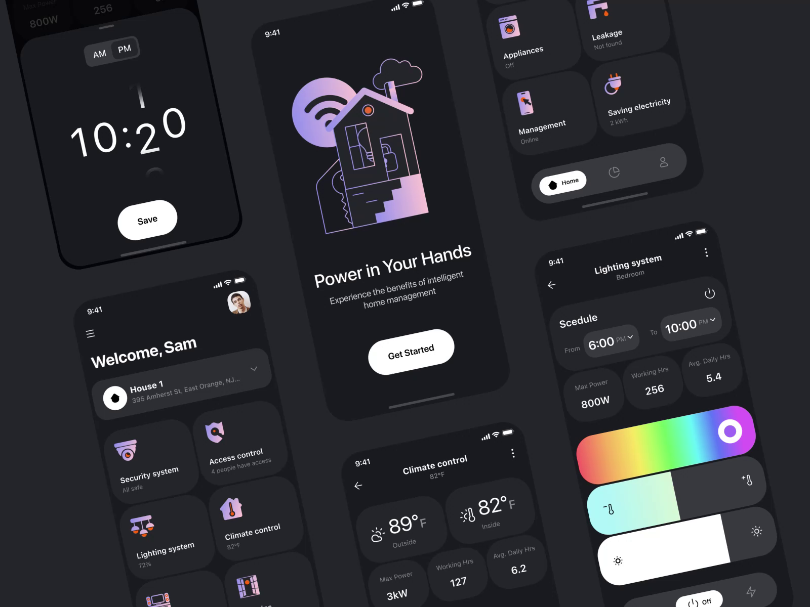 Smart Home Mobile App Interaction By Taras Migulko For Emote On Dribbble