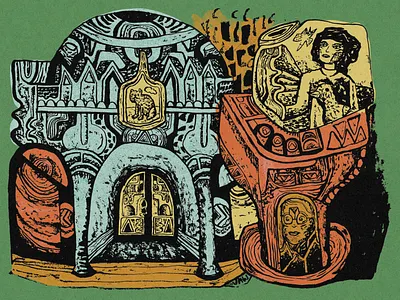 Sanctum art artwork brushpen design digital art drawing graphic design illustration