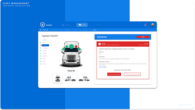 Fleet Management Incident Resolution design fleet graphic design incidents management minimalist resolution ui web