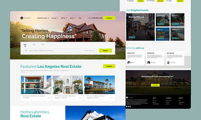 Real Estate Landing Page | Case Study 3d adobe illustrator adobe photoshop adobephotoshop animation branding casestudy design figma graphic design illustration landing page logo real estate ui ui ux user experience design user interface design ux web design