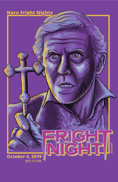 Fright Night illustration illustrator layout design procreate