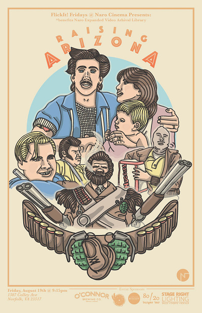 Raising Arizona 2d illustration