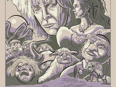 Labyrinth 2d illustration illustrator