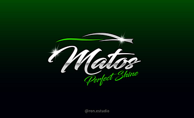 Matos Logo Design branding car design detailing graphic design logo logo design neon