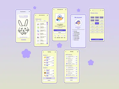Tea Party app cafe creatives design internet cafe mobile app mobile ui remote reservation reservation app tea tea house ui ux