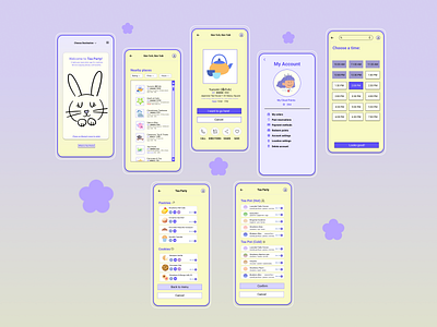 Tea Party app cafe creatives design internet cafe mobile app mobile ui remote reservation reservation app tea tea house ui ux