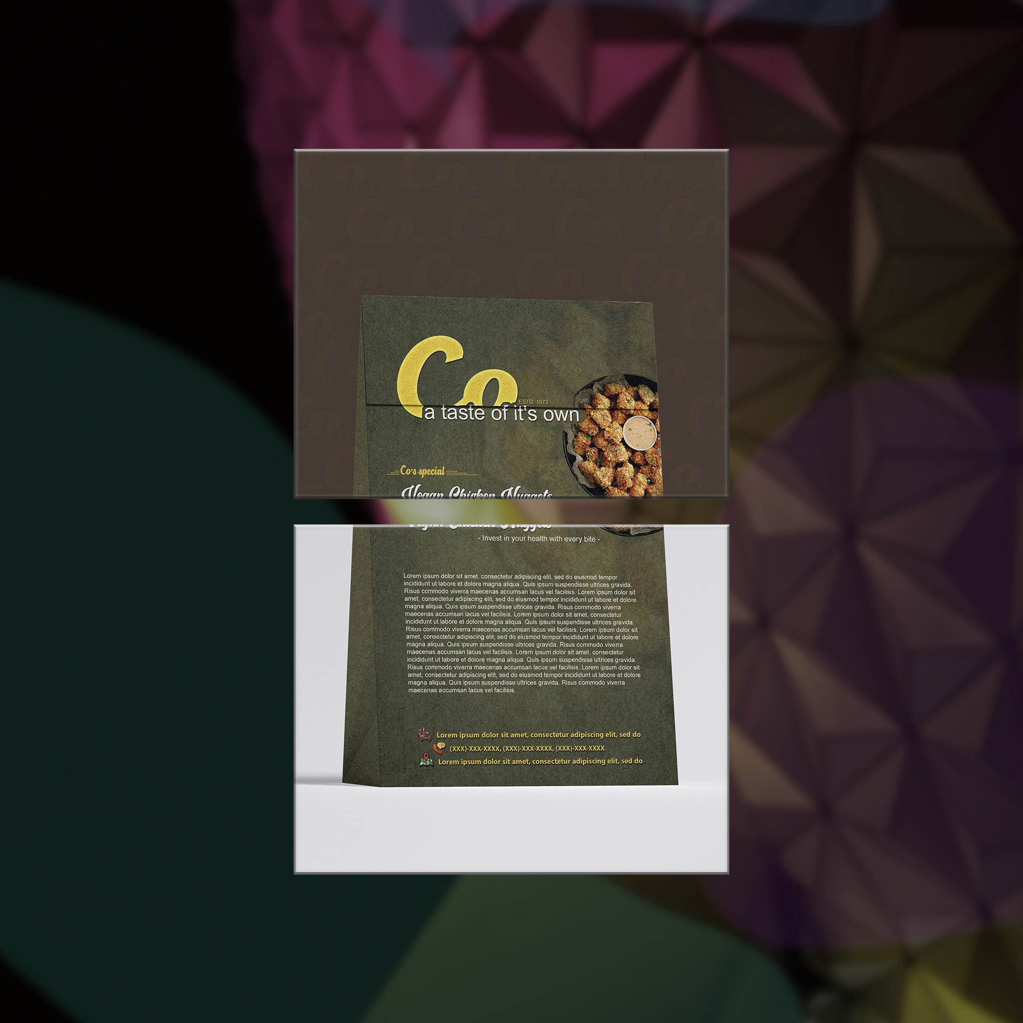 Co's Food Bag behancedesign branding creativepackaging designcommunity dribbbledesign editox plays editoxgfx editoxplays editoxplaysgraphicdesigner farhanfarooq ep farhanfarooqep farhanfarooqgfx farhanfarooqgraphicdesigner foodbagpackagingdesign foodpackaging graphicdesign packagingdesign productdesign