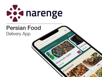 narenge food food delivery graphic design logo ui