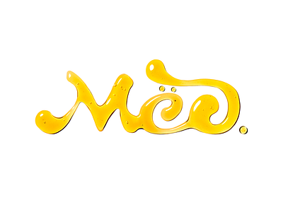 Honey agency bee branding graphic design honey lettering logo recruting sweet typography yellow