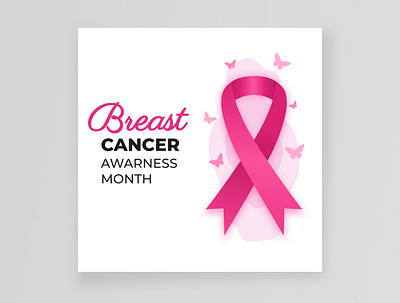 Breast Cancer awareness background breast campaign cancer care charity concept day female health help hope medicine october pink ribbon sign support symbol