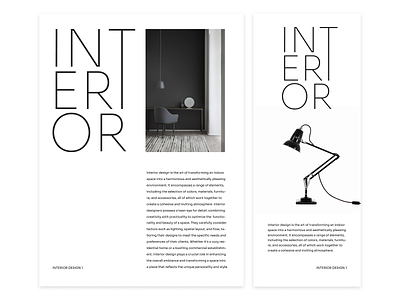 Interior Design art branding design graphic design illustration interior interiordesign logo magazine typography vector