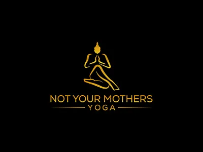 Female Yoga Logo branding design female illustration logo minimalist relaxing simple sport vector yoga