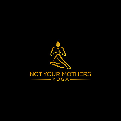 Female Yoga Logo branding design female illustration logo minimalist relaxing simple sport vector yoga