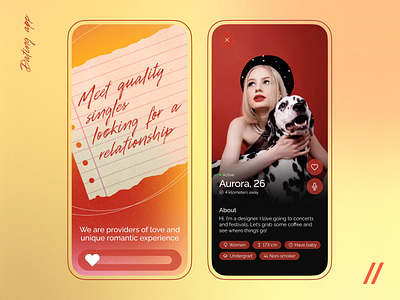 Dating Mobile iOS App android app app design app interaction chat dashboard dating design design ui ios media mobile mobile app mobile ui online service social ui ux video